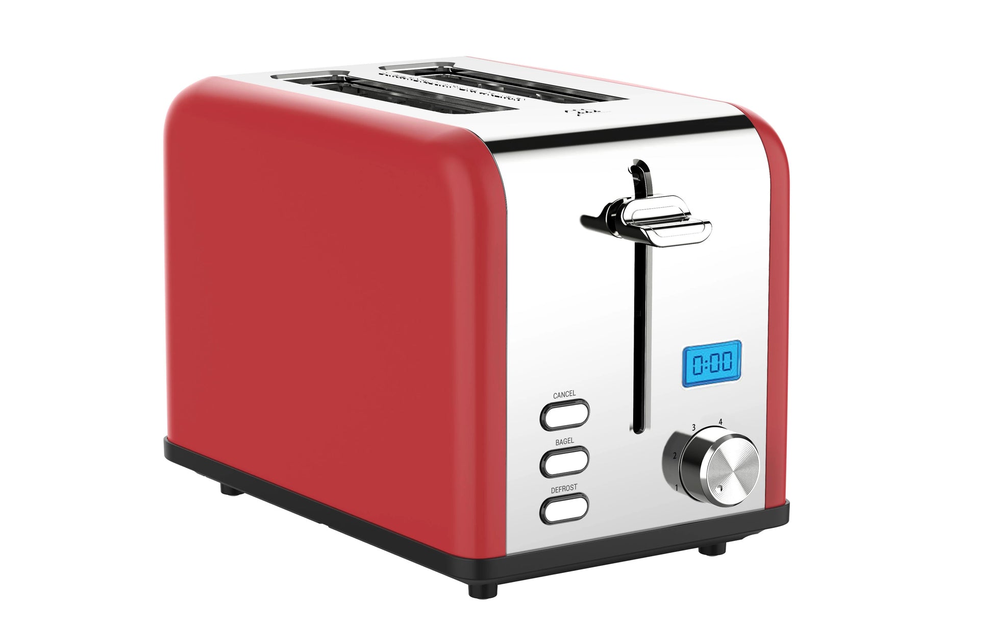 JMT-999754 Digital 2 Slice Touch Screen Bread Toaster in Modern Design