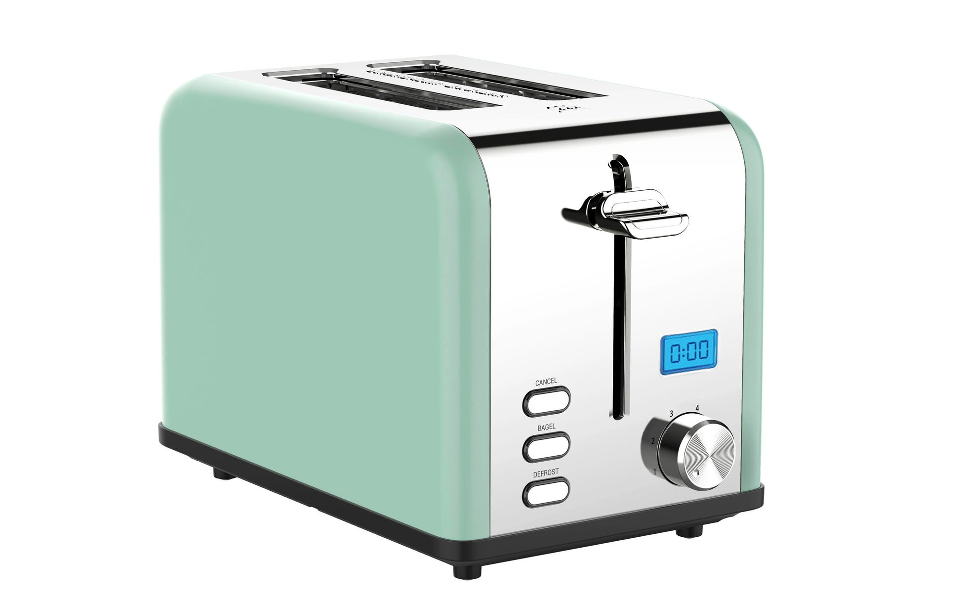 JMT-999754 Digital 2 Slice Touch Screen Bread Toaster in Modern Design