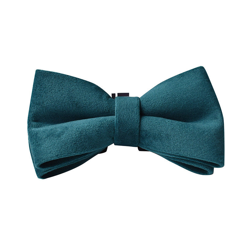 JMT-999754 Peacock Blue Cotton Dog Collar and Leash Set with Alloy Carabiner