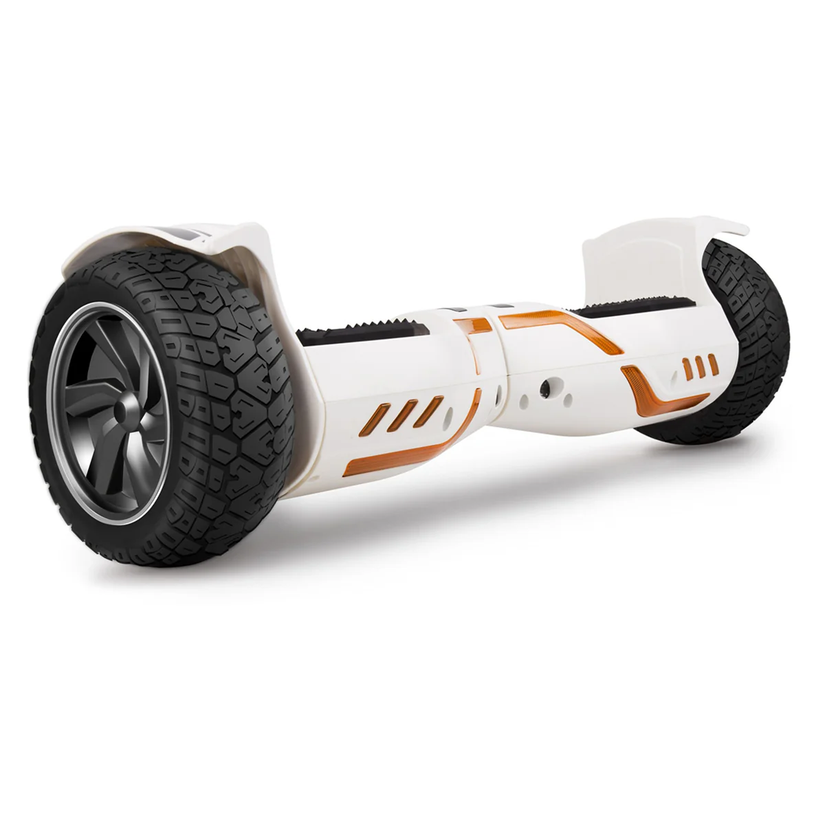 Joyor EK-M2 Premium Off Road Hoverboard - White, Top Speed 9.2mph-Joyor Scooters-Joyor Scooters-4.4Ah/36Ah/158.4Wh-4.4Ah/36V/158.4Wh - 12.9 Miles - 800W - 9.2 MPH- Official Site Only 5-Year Extended Warranty Service-Joyor Scooters