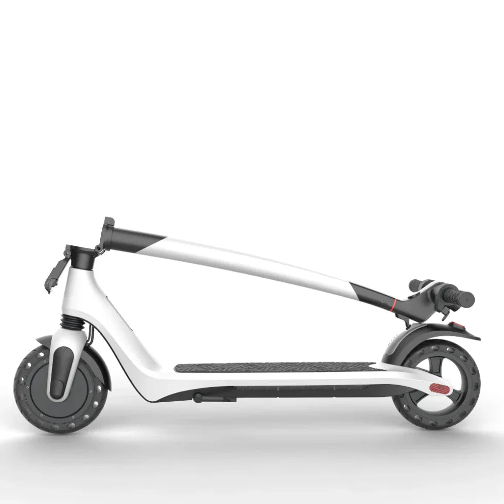 MX-A3 Eco 21.7 Miles 36V 8Ah 288Wh 350W Single-Motor Drive Extended-Range Foldable Electric Scooter - White