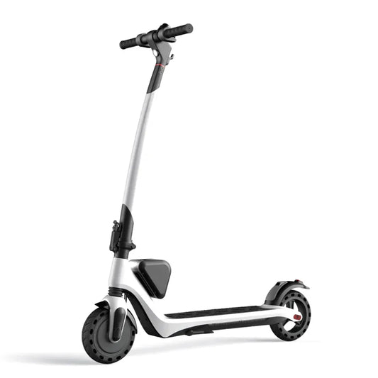 MX-A3 Plus 27.9 Miles 36V 13Ah 468Wh 350W Single-Motor Drive Extended-Range Foldable Electric Scooter - White