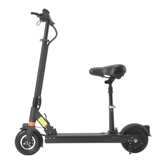 MX-F5S 36.9 Miles 36V 18Ah 648Wh 350W Single-Motor Drive Extended-Range Foldable Electric Scooter - Black