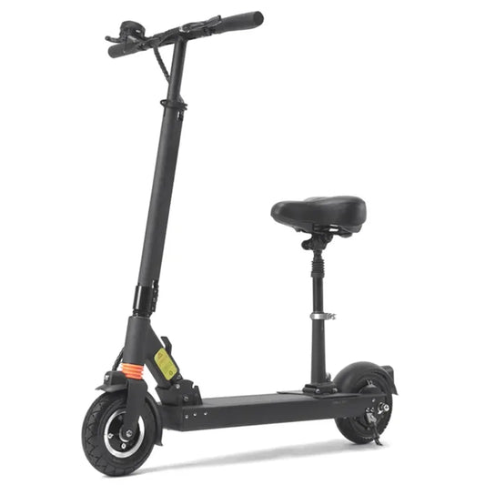 MX-F5S 36.9 Miles 36V 18Ah 648Wh 350W Single-Motor Drive Extended-Range Foldable Electric Scooter - Black