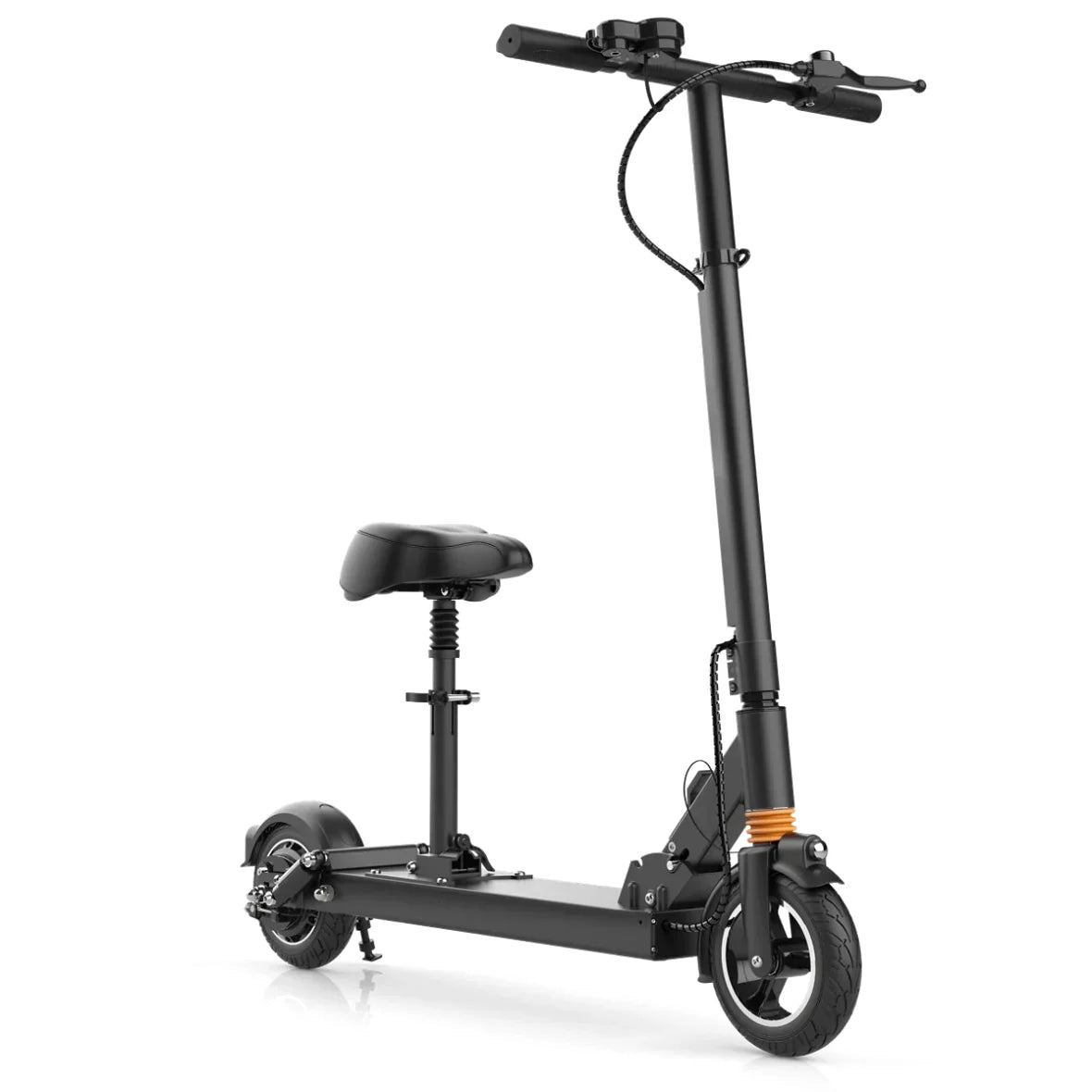 MX-F7S 47.8 Miles 48V 24Ah 1152Wh 500W Single-Motor Drive Long-Range Foldable Electric Scooter - Black