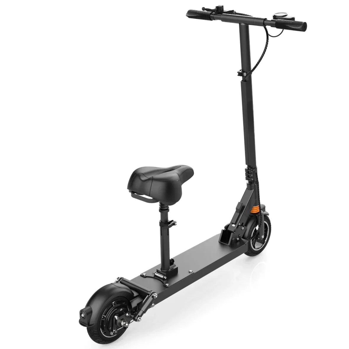 MX-F7S 47.8 Miles 48V 24Ah 1152Wh 500W Single-Motor Drive Long-Range Foldable Electric Scooter - Black