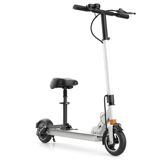 MX-F7S 47.8 Miles 48V 24Ah 1152Wh 500W Single-Motor Drive Long-Range Foldable Electric Scooter - White