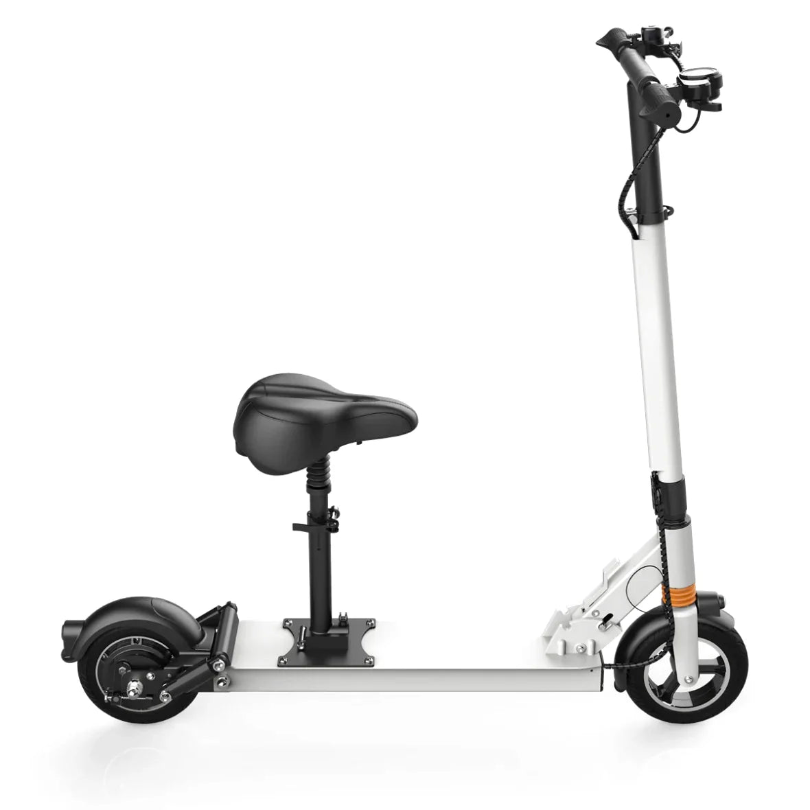 MX-F7S 47.8 Miles 48V 24Ah 1152Wh 500W Single-Motor Drive Long-Range Foldable Electric Scooter - White