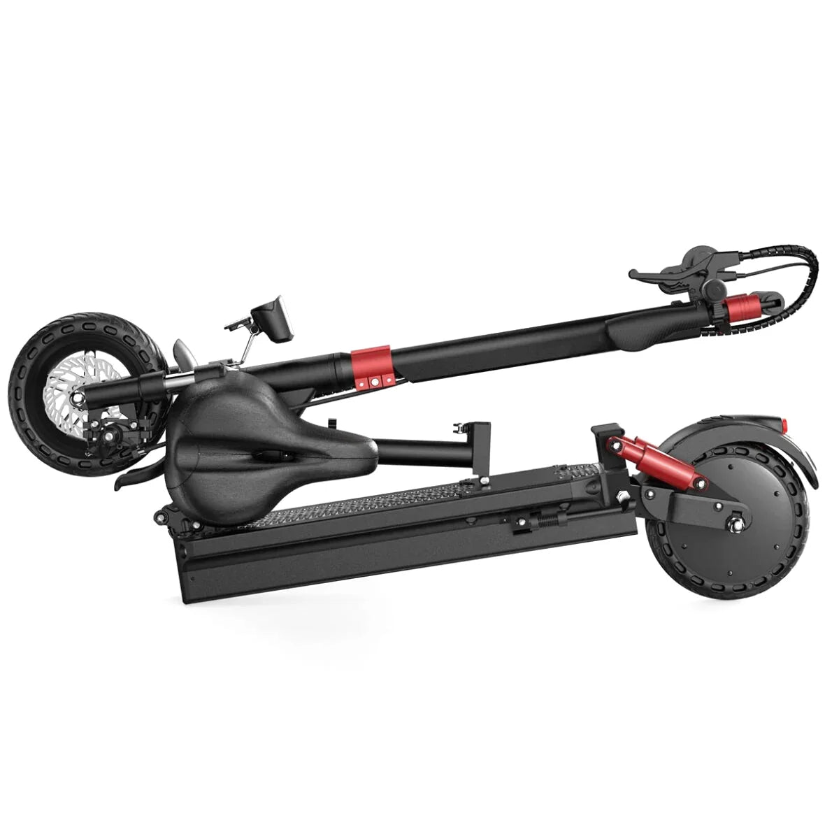 MX-G7S 47.8 Miles 48V 24Ah 1152Wh 500W Single-Motor Drive Long-Range Foldable Electric Scooter - Black