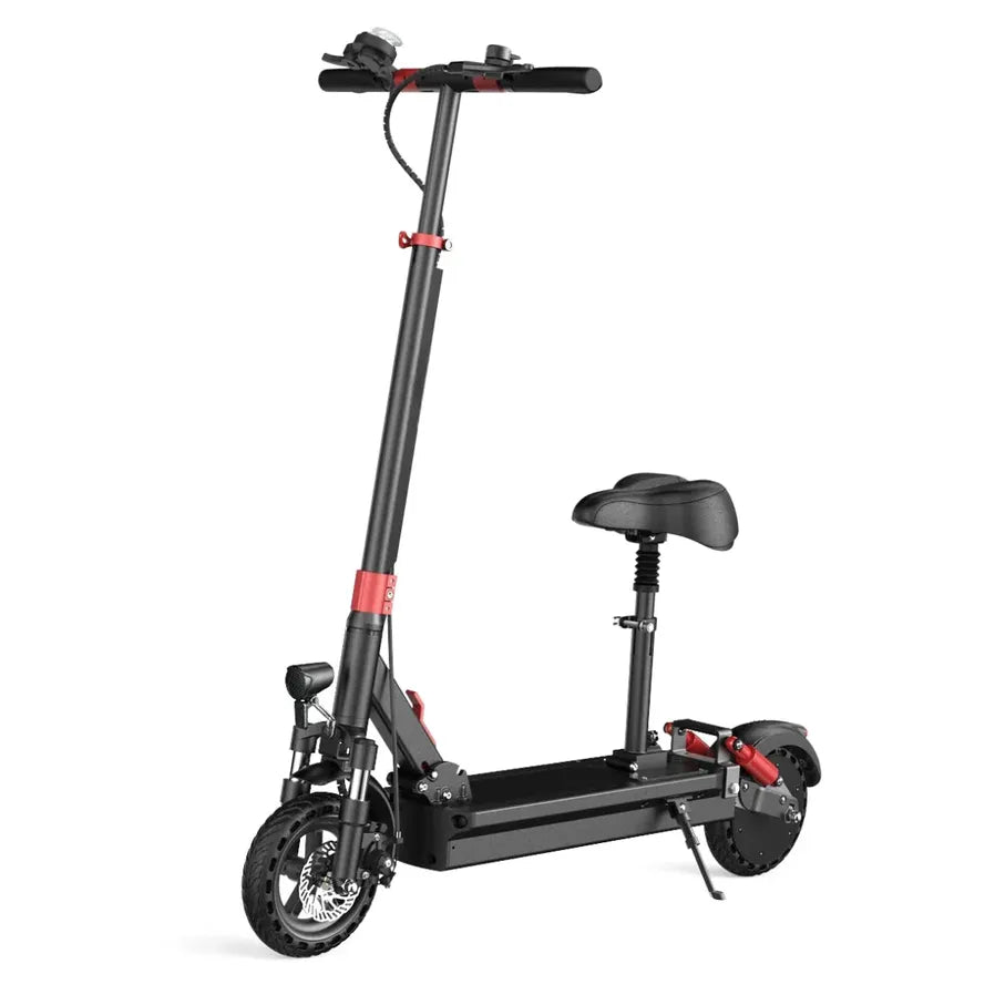 MX-G7S 47.8 Miles 48V 24Ah 1152Wh 500W Single-Motor Drive Long-Range Foldable Electric Scooter - Black